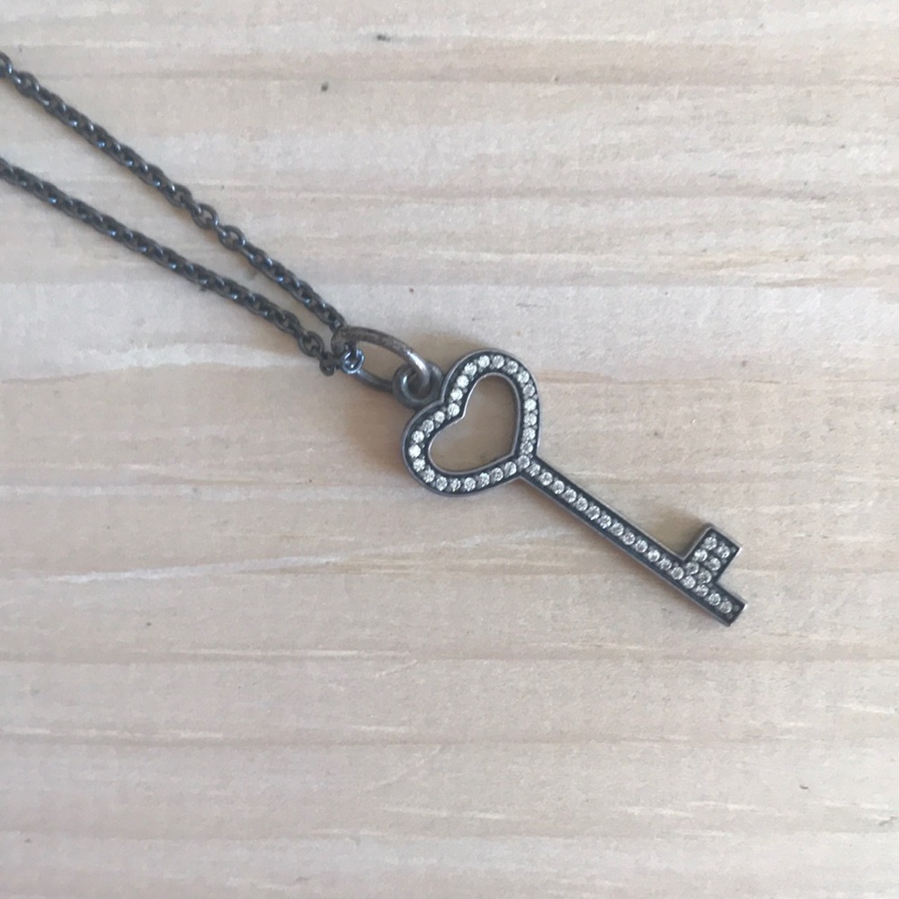 Pandora Heart Key Necklace
